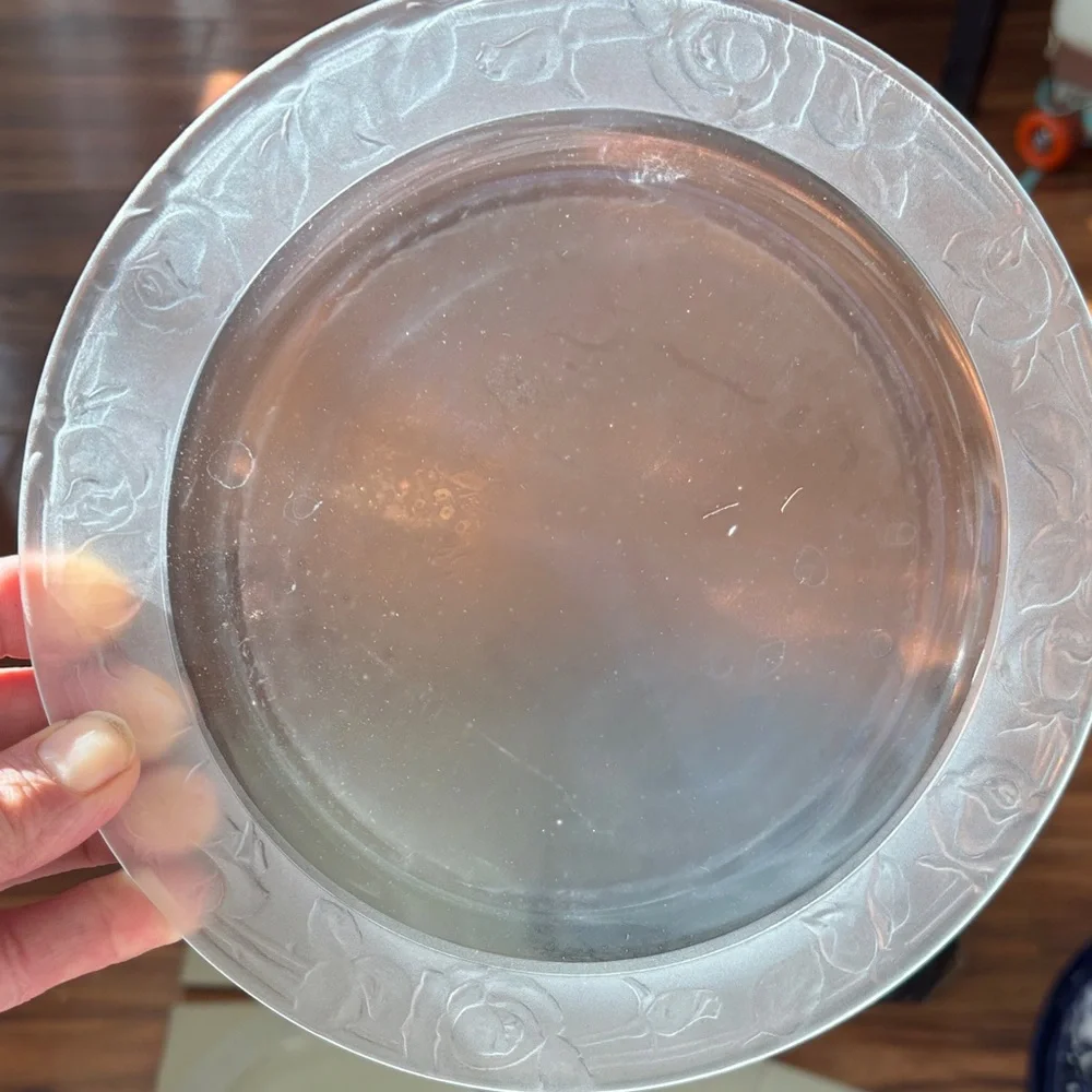 Elegant Clear Party Plates Set